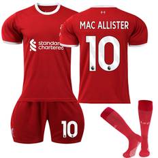 23-24 Liverpool Hjemme Fodboldtrøje Kit Nr. 10 Mac Allister Børn