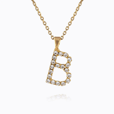 Caroline Svedbom Mini Letter B Halsband (Guld)