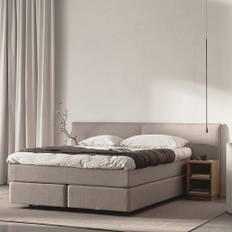 Viking Ekerö Simplicity Kontinentalsäng 180x200 Beige - Linen (180x200)