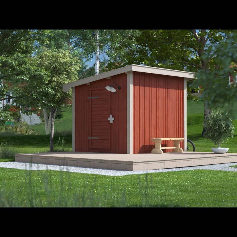 Förråd Trähuset Saga 6 kvm