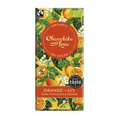 Chocolate And Love - Mørk Chokolade & Orange 65%