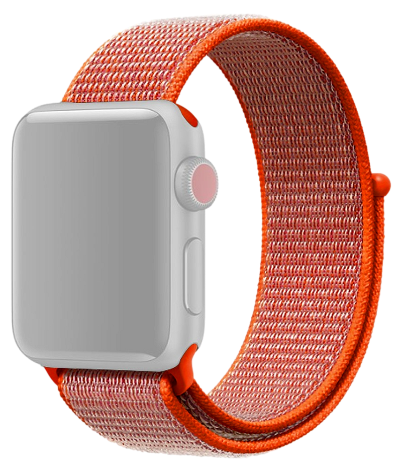 Apple Watch 7 45mm Velcro Rem - Orange