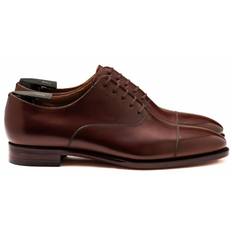 TLB Artista Plain Cap Toe Oxford Vegano Mörkbrun