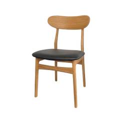 Stol Aster - oljad ek, tyg Diosa beige