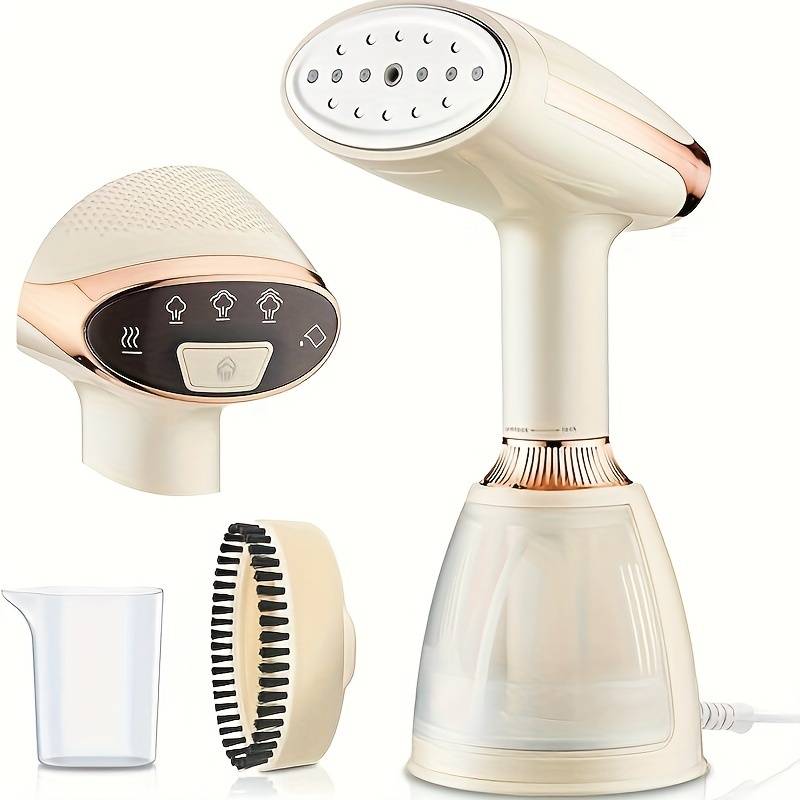 TEMU Portable Handheld Steamer, Compact, Travel, Friendly Garment Iron For . Eu Plug, Quick Wrinkle Removal, . Perfect For Wrinkle, Free Clothes On The Go.