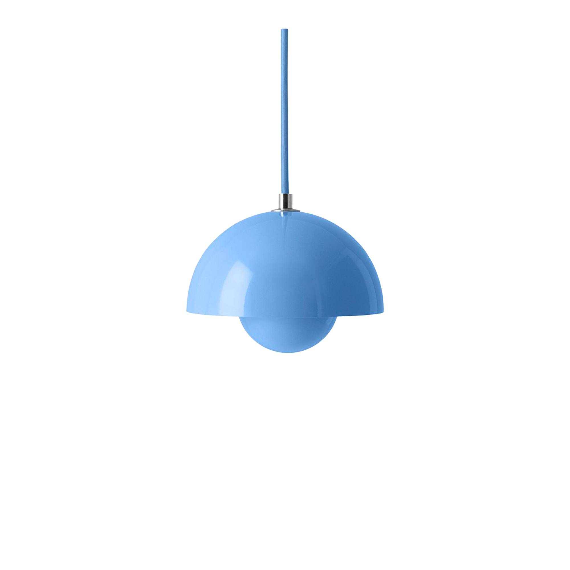&Tradition - Flowerpot Pendant VP10, Swim Blue - Pendellampor - Verner Panton - Blå