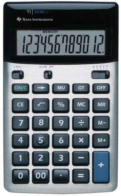 Texas TI-5018 SV - lommeregner.