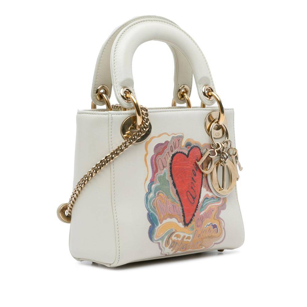 Dior Vintage Dior Lady Dior L 14cm x W 18cm x D 8cm - Håndtasker hos Magasin.