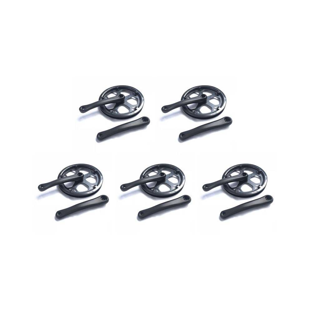 5X Folding Bike Crankset 48T Square Hole 170Mm Cnc Crankset Bicycle Crank Set Sprocket