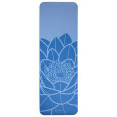 GAIAM Fitness Mat 10 mm Printed Yogamåtte størrelse 183 x 60 x 1 cm farve blå