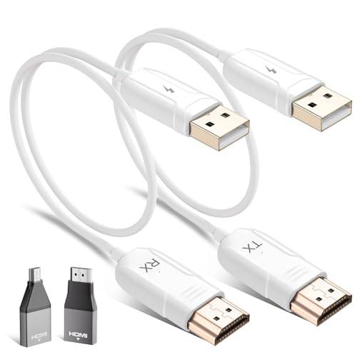Anytrox HDMI Wireless, Wireless HDMI Transmitter and Receiver, 165FT/50M Funkübertragung für Streaming Video/Audio übertragung, Drahtlos Extender für Laptop/PC/Kamera zu TV/Monitor