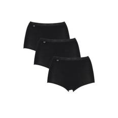 3 Pack Black Basic Maxi Briefs Ladies 30 Ladies - Sloggi