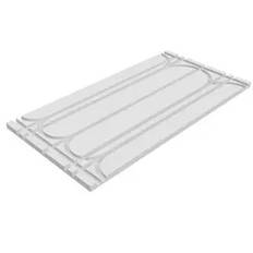 Jackopor EPS 250 gulvvarmeplader, 50x600x1160mm, m/Ø16 og Ø20 spor, 6,96 m2/pk