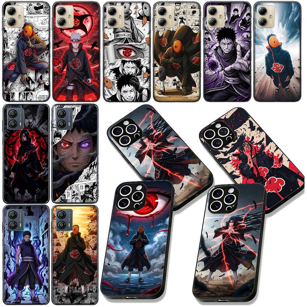 Narutos Tecknad Itachi Tobi Uchiha Obito Telefonfodral för Xiaomi Poco C85 C65 C75 X7 X6 M6 M8 F7 F8 Ultra F6 Pro 4G 5G Fodral