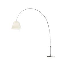 Luceplan Lady Costanza D13E d gulvlampe hvid skærm, aluminiumsstel