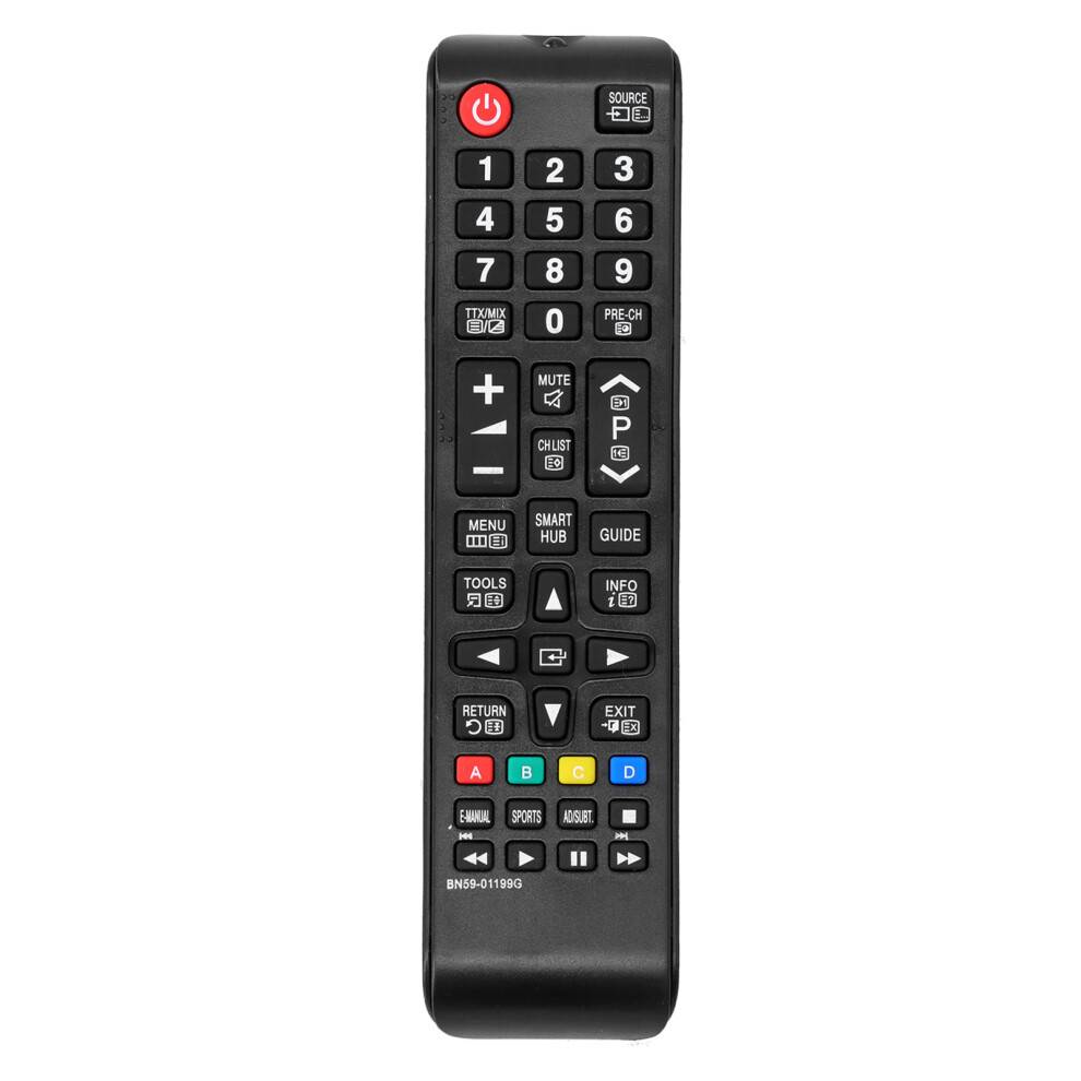 Fjernbetjeningserstatning til Samsung TV, ingen programmering nødvendig, nem betjening, længere sendeafstand, lille og kompakt, fjernbetjening med