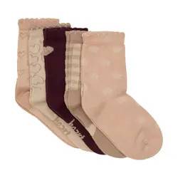 BeKids Strumpor 5-Pack - Rose Dust
