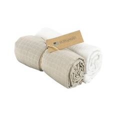 Muslinwrap/filt 70x70cm 2-pack