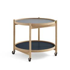 Brdr. Krüger Bølling bakkebord 60 cm. - eg olie, bakke 1: Water / bakke 2: Olieret eg
