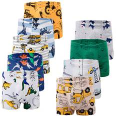 JackLoveBriefs Boxerkalsonger för pojkar, i bomull, underkläder för barn (2–10 år, 9-pack), B4, 3-4 år