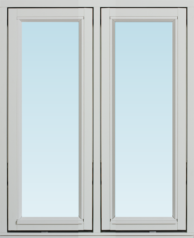Svenska Fönster SF vridfönster  1080x1080mm 2-luft, insida trä utsida trä, 3-glas  (11x11)