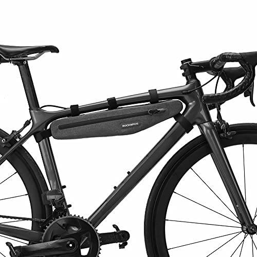 ROCKBROS Cykelväska 100% Vattentät Cykelramväska Topprörsväska Triangulär Väska för MTB Landsvägscykel E-cykel 1,5L