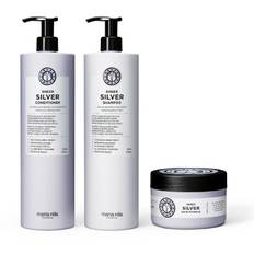 Maria Nila Sheer Silver Shampoo + Conditioner 1000ml & Masque 250ml