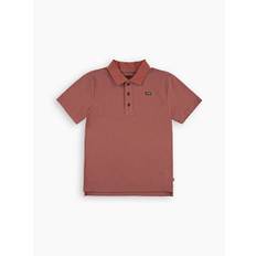 Piké med skjortkrage för barn - Röd / Mahogany - 5A