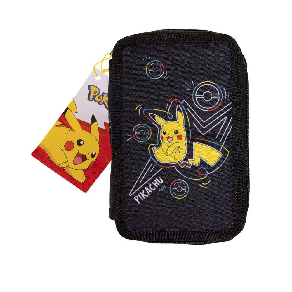 Pokemon Neon Penalhus med Indhold Pokemon Skole 812256