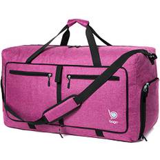 Bago 60L Packable Duffle Bag for Women & Men - 23" Foldable Travel Duffel Bag (SnowPurple)