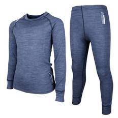 Lindberg Merino Underställ Junior Orion Blue