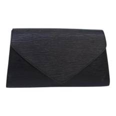 Louis Vuitton Vintage, Vintage , Dame, Sort, ONE SIZE, Tyl, Pre-owned Laeder clutches