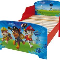 Paw Patrol Juniorsäng Utan Madrass Barnsäng 712532 hund hjältar färgglad