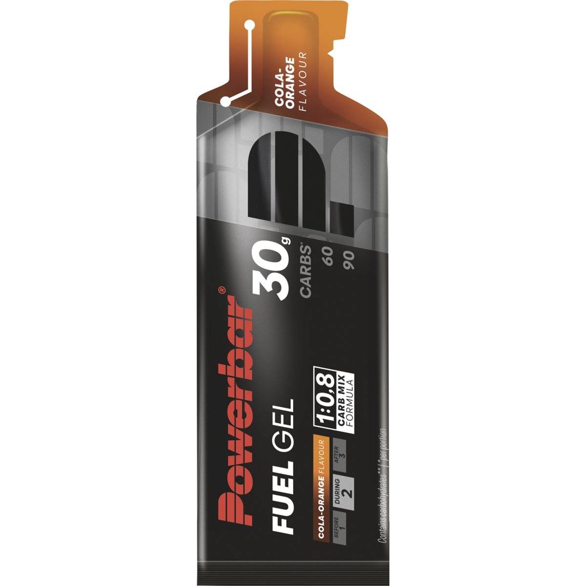 Energigel Powerbar Black Line Fuel Gel 30 cola orange