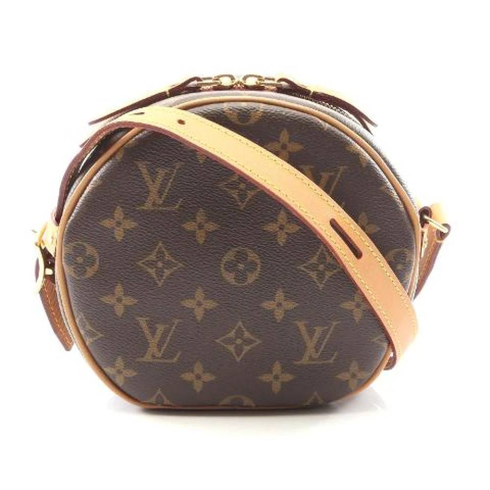 Louis Vuitton Vintage Pre-owned Boite Chapeau Souple PM Monogram Skuldertaske - Vintage - Dame - Brun - ONE SIZE - Uld