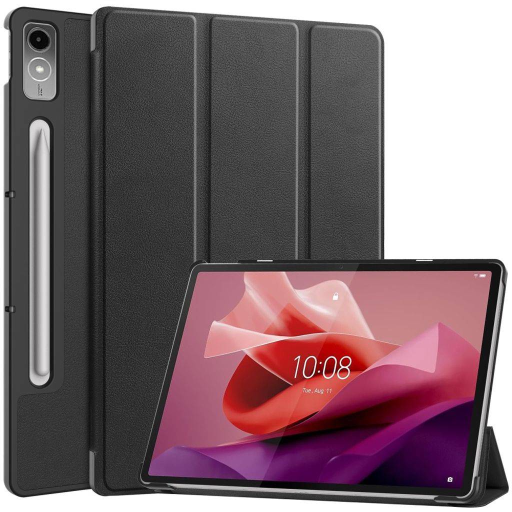 Lenovo Tab P12 Tablet Cover med Tri-fold stander - Sort