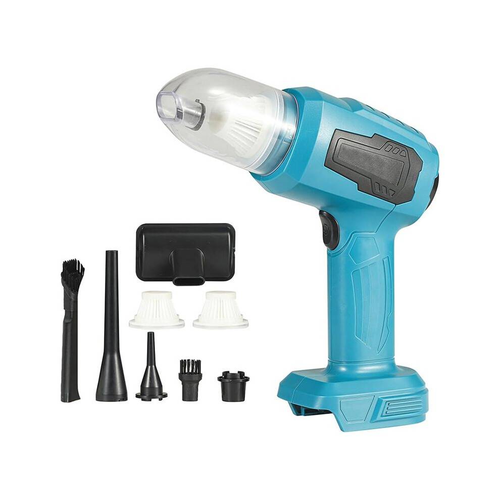 Portable Car Vacuum Cleaner Cordless Handheld Duster Electric Air Blower for Floor Carpet Hair Cleaning for 18V