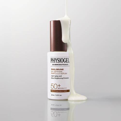 PHYSIOGELDailymune UV Defense Ampoule Solserum 30 ml x 2 Ekologiskt Solskydd SPF 50+ PA++++ (Reparation av fotoåldrande/värmeåldrande)