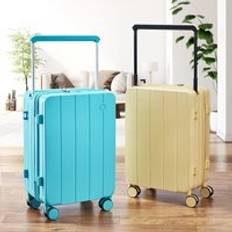Wide Trolley USB Charging Port Suitcases PC Material Top Quality Trolley Luggage Sets 20/24inch New Design Durable Luggage