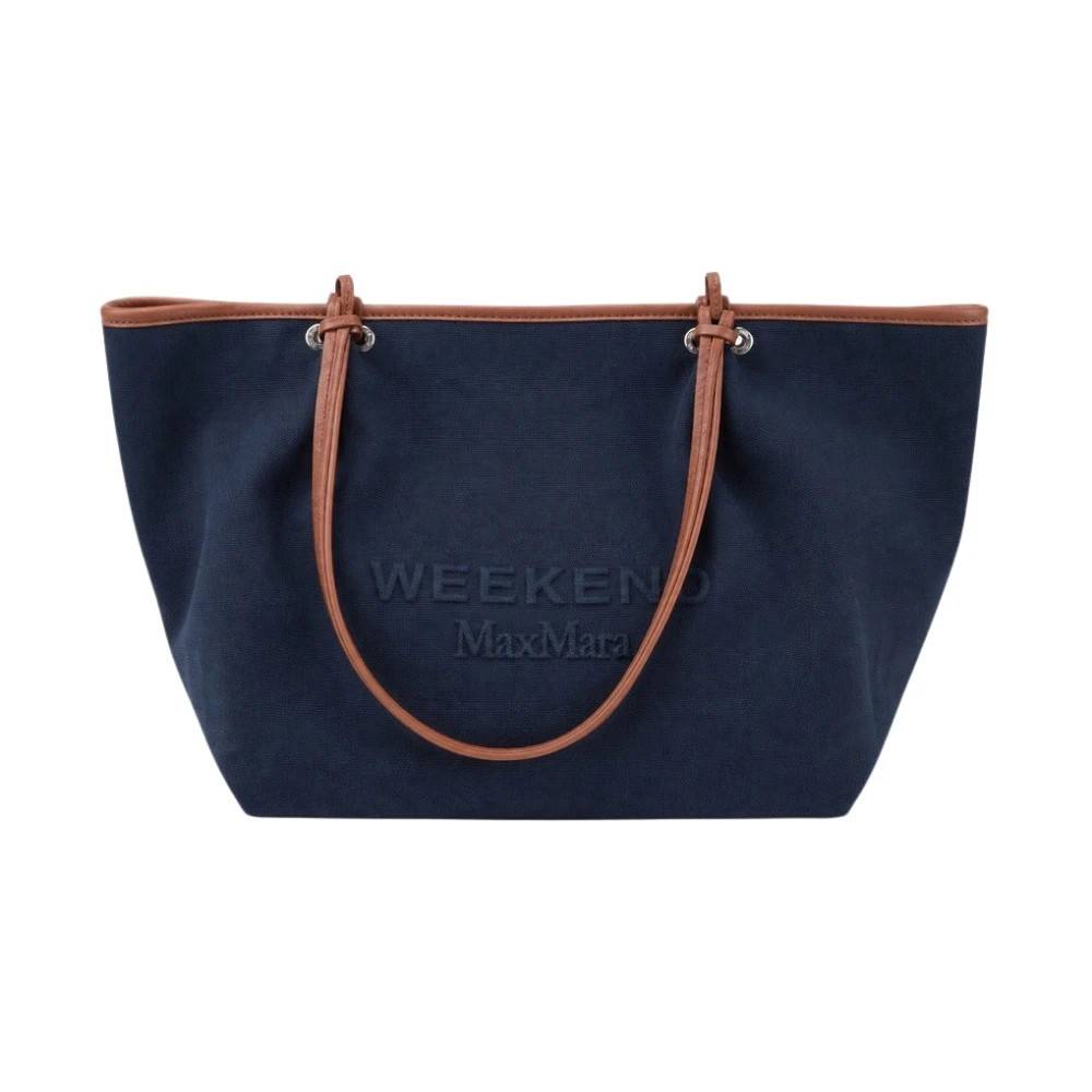 Weekend Max Mara Tote Bag - Tasker - Dame - Blå - ONE SIZE -