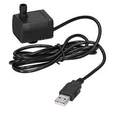 Mini dränkbar pump 1220 230L/H borstlös dammpump DC-uttag 12 V USB fontän vattenpump med komponent