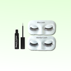 Box: 2 par magnetiske vipper, brun