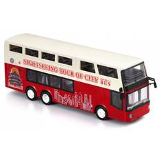 Radiostyrd buss - Dubbeldäckare Röd - 1:18 - 2,4Ghz - RTR