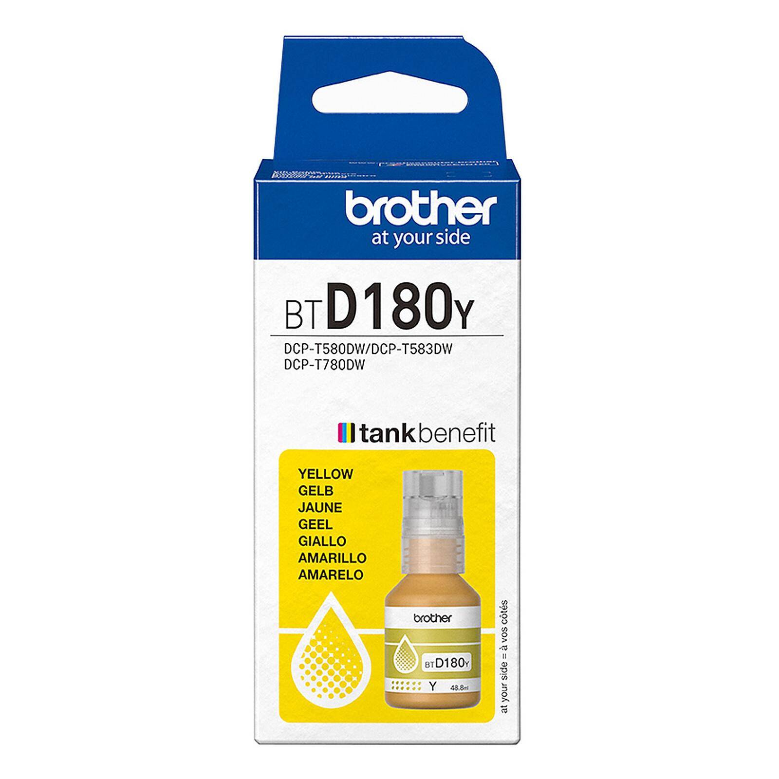 Brother BTD180Y Yellow Ink Bottle | Brother