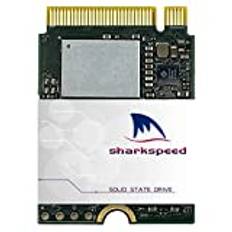 SHARKSPEED SSD 256 GB M.2 2230 NVMe PCIe Gen 3.0 x 4 intern solid state enhet, gaming SSD, kompatibel med Steam Deck Surface Ultrabook (256 GB, M.2 2230 PCIe)