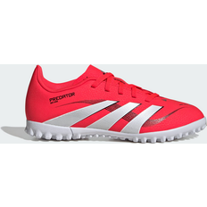 Adidas Jr Adidas Predator Club Turf Fotbollsskor Fotbollsskor Lucid RED / Cloud White / Core Black - UK 3.5