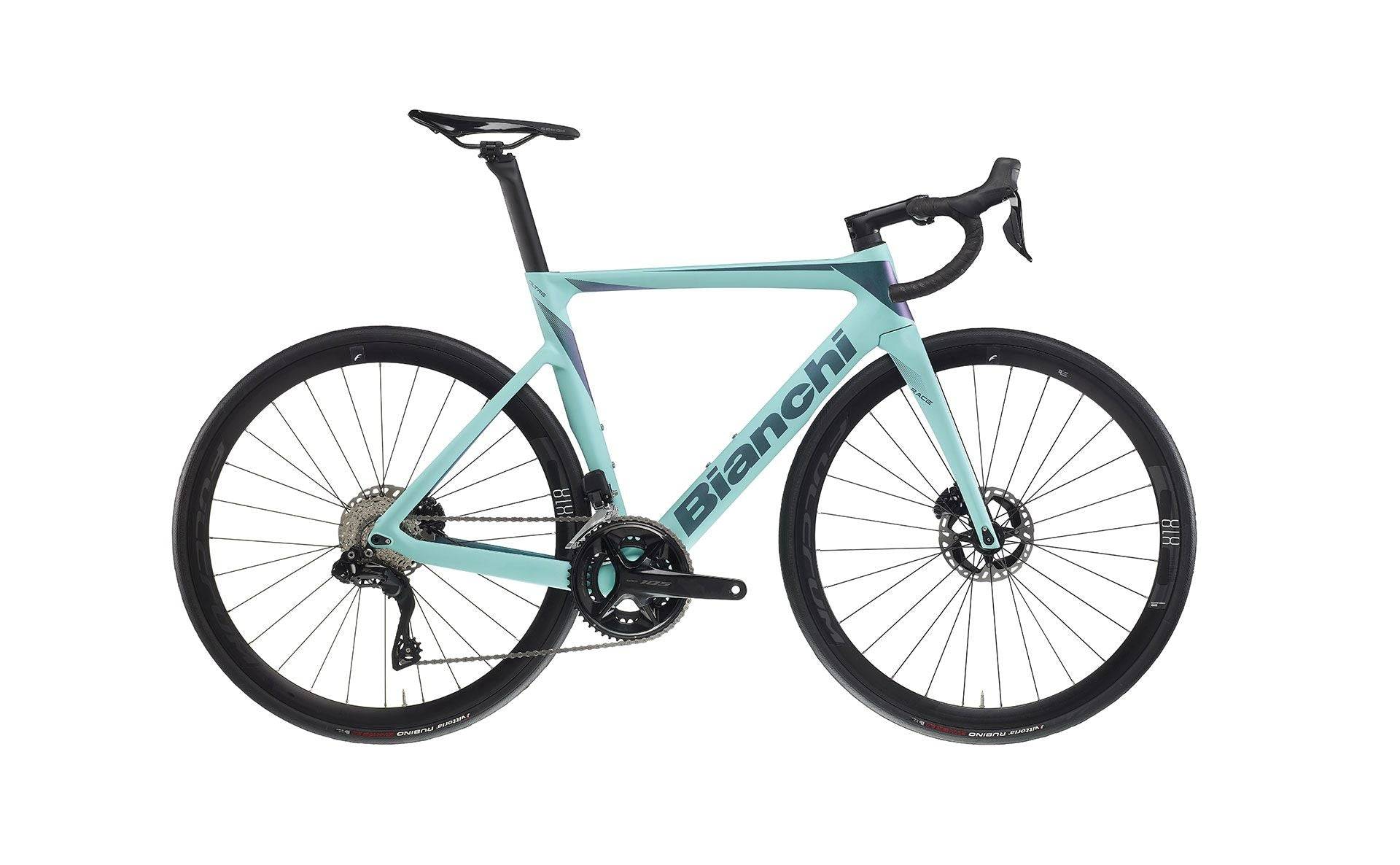 Bianchi Oltre RACE 2024 - Shimano 105 Di2 2x12sp - Fulcrum Racing 818 - 012 / 50 / A6 - CK16 / IRID MATT