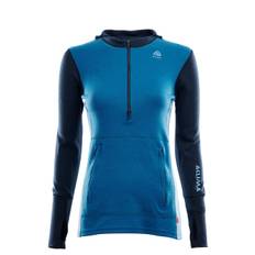 Aclima WarmWool hoodsweater w/zip W's (dam) - underställströja i merinoull med huva