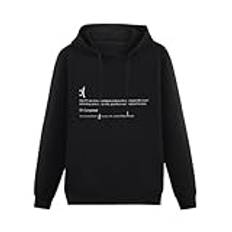 Stella Harmon Blue Screen Of Death Funny Computer Bluescreen Hoody Unisex Ptinted Hoodies Long Sleeve Men's Hooded with Pocket Black XXXL