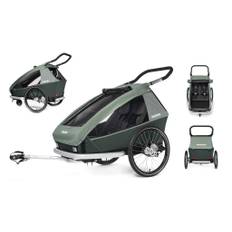 Croozer Kid Vaaya 2 Cykeltrailer Green